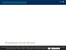 Tablet Screenshot of gothentreuhand.de